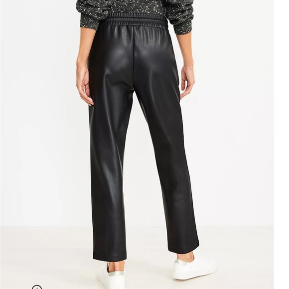 LOFT NWT pull on faux leather pants XS-S - Picture 8 of 12